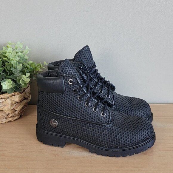 Timberland Vent Tech Hive Honeycomb Triple Black 6 Inch Classic Premium Boots 3 - Picture 1 of 14